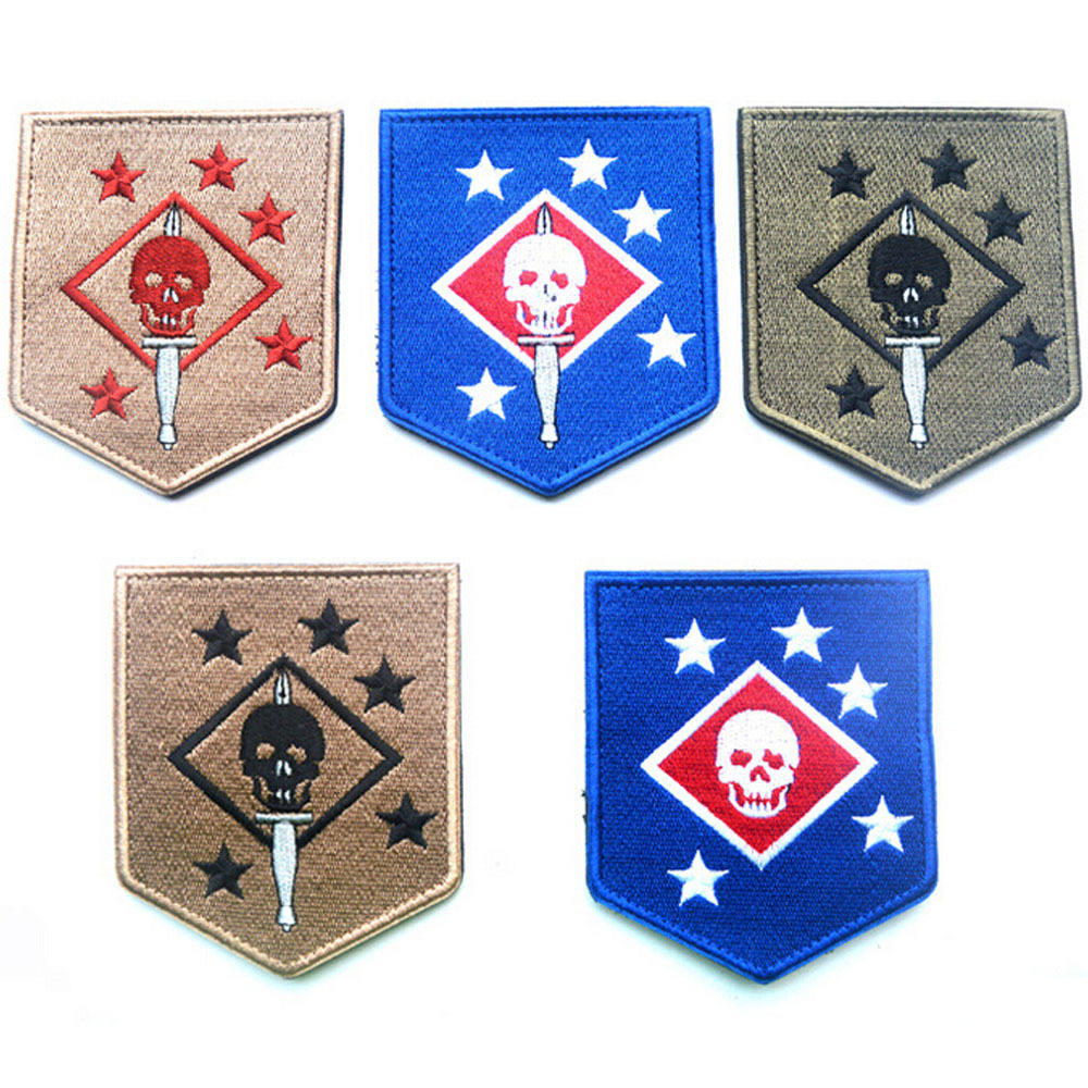5 PCS MARINE RAIDERS USA NARINE Navy Seals COMMANDOS TACTICAL HOOK PATCH