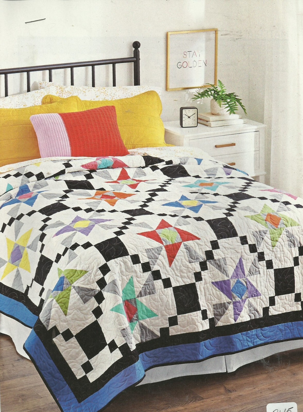 A0492 SPLASH OF COLOR QUILT PATTERN/INSTRUCTIONS