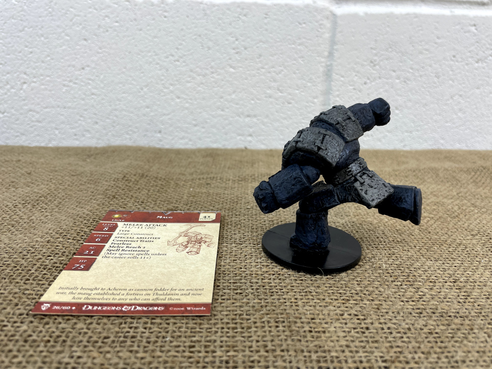 2006 DUNGEONS & DRAGONS D&D MAUG 26/60 LG/LE41 GIANT MINIATURE WIZARDS