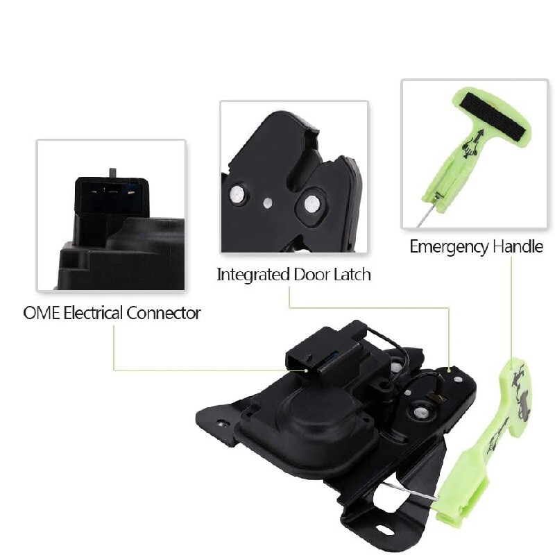 Rear Tailgate Lock Trunk Latch Actuator For 2013-2016 Dodge Dart