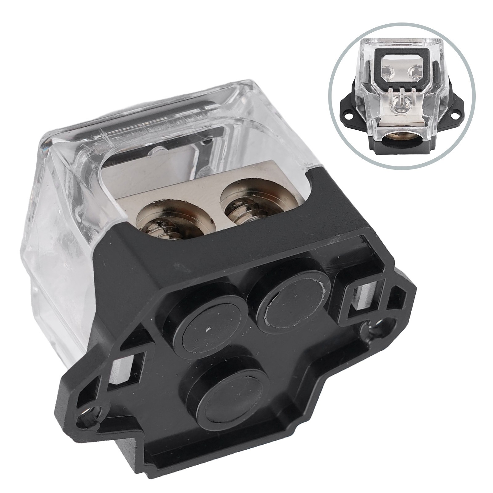 Superior Conductivity 2 Way Power Distribution Block for Car Amplifiers