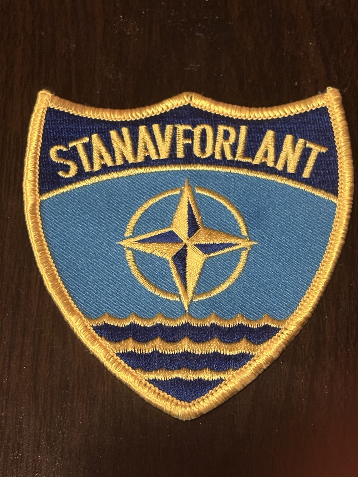 STANAVFORLANT NATO Patch Standing Naval Force Atlantic Embroidered Original