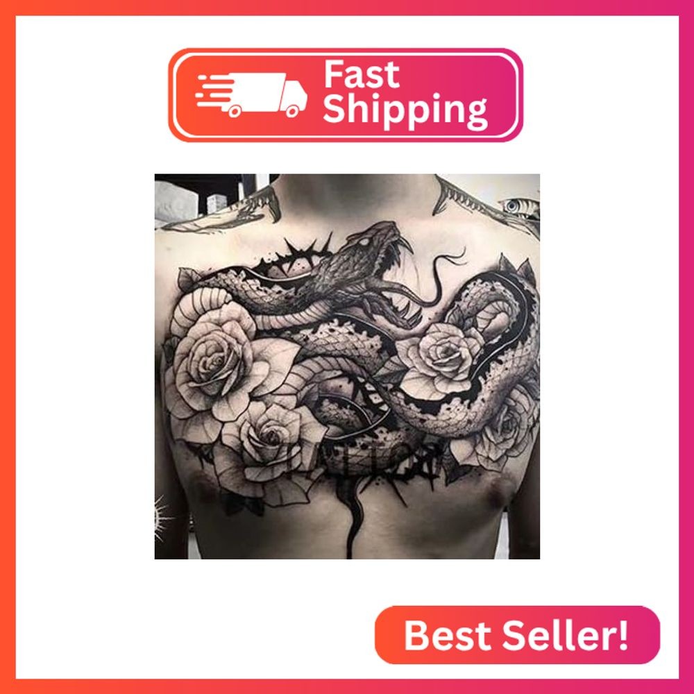 Dragon Tattoos Stickers for Women Temporary Long Lasting Temp Dragon Temporary T
