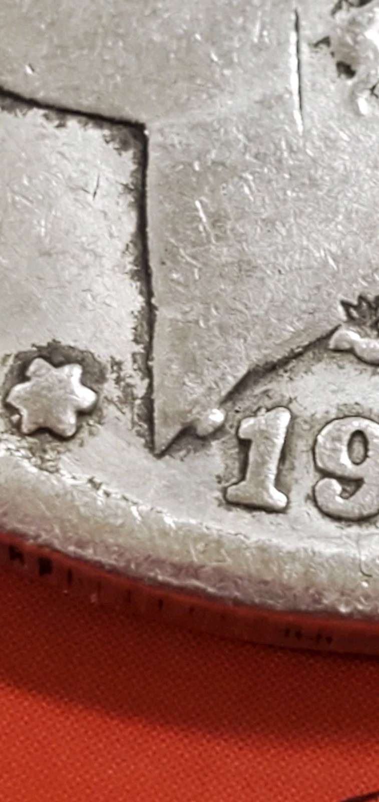1902 P Morgan Silver Dollar MULTIPLE Die Chip ERROR Circulated