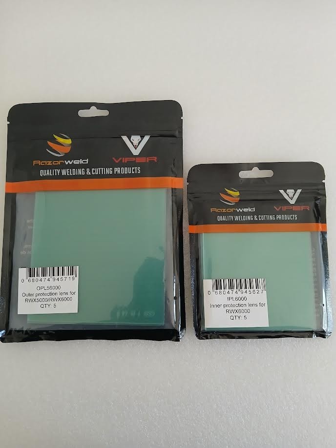 Razorweld  Viper x5 Inner & x5 Outer Protection Lens-10 Pack Total For RWX6000
