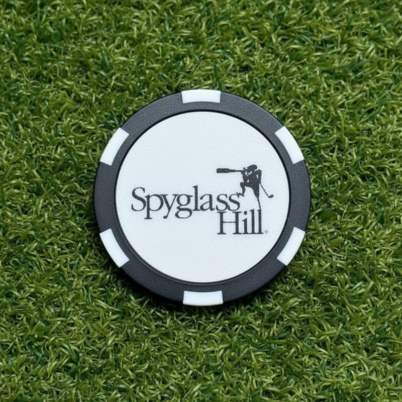 Spyglass Hill Golf Course Pebble Beach - Poker Chip Golf Ball Marker