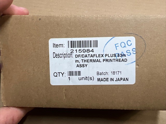 Videojet 215984 DATAFLEX PLUS 53mm Thermal Printhead in Sealed Box