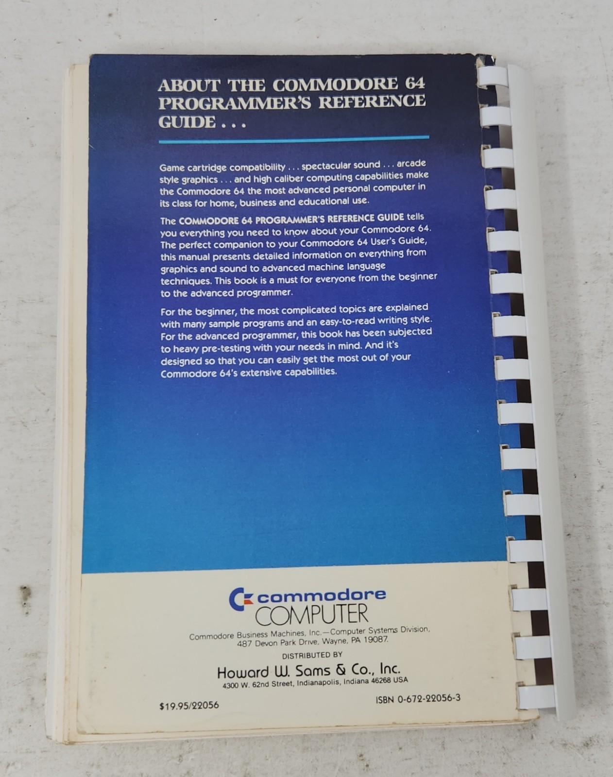Commodore 64 Programmers Reference Guide Commodore Computer Vintage 1983 Guide