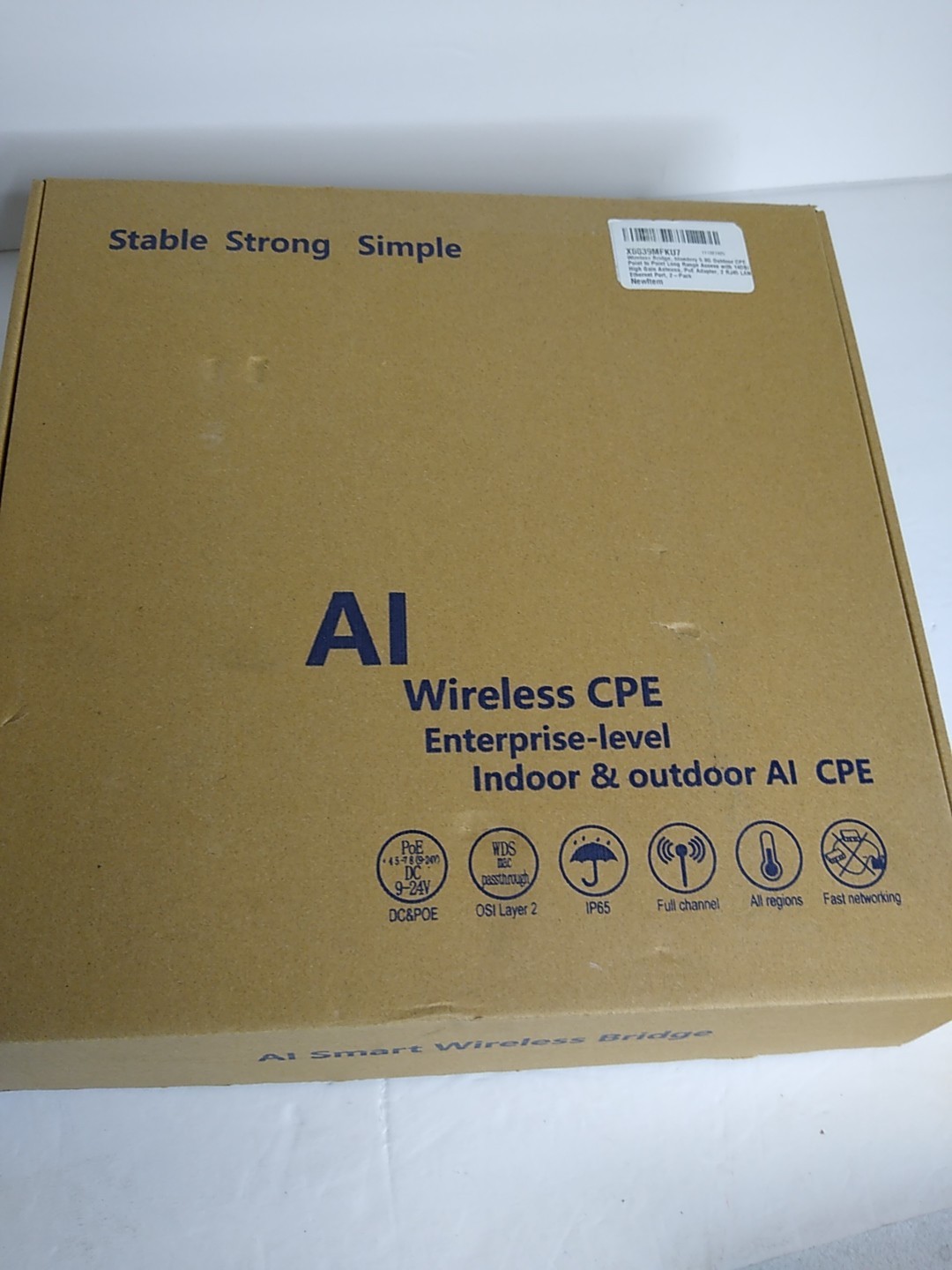 Open Box Wireless Bridge CPE520 5.8G 300 Mbps Point to Point WiFi Outdoor CPE