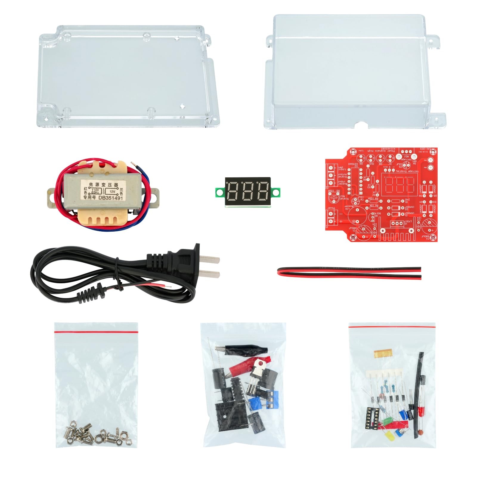 LM317 Adjustable Voltage Regulator Set DIY Electronics Kit for Adults