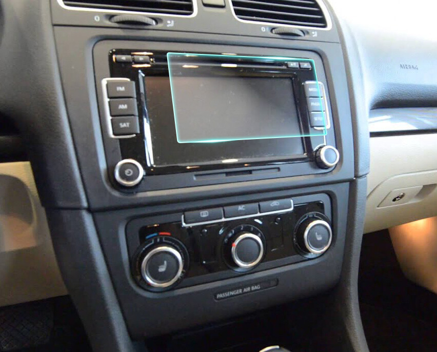 Crystal Clear Screen Protector for 2012 Volkswagen Jetta Sport Wagen Navigation