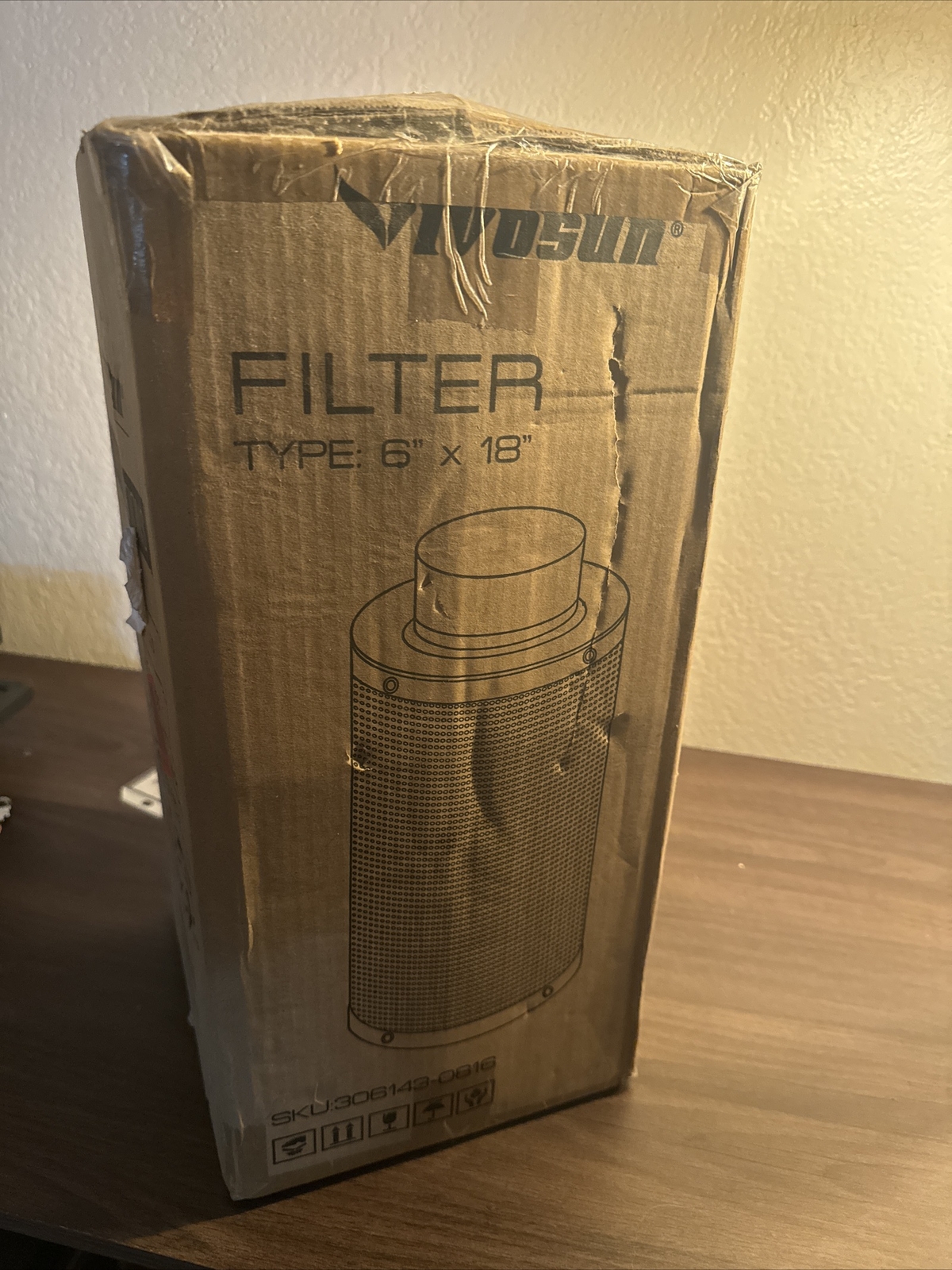 VIVOSUN Filter 6" x 18" Carbon Air Filter 306143-0616 New Great Price
