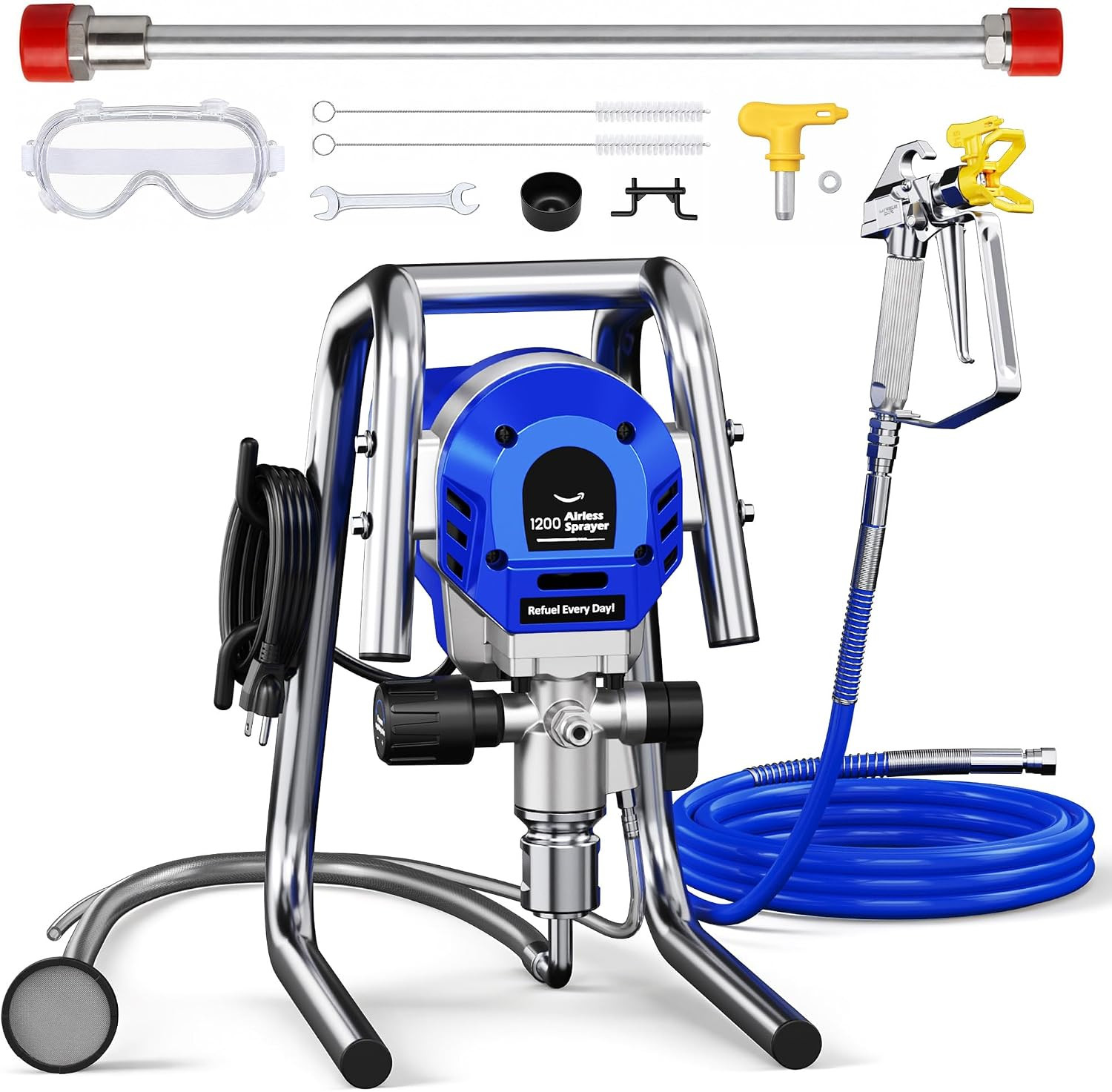 1200W High Efficiency Airless Paint Sprayer for Home & Garage Use