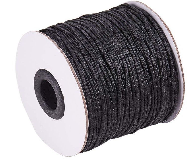 100 Yards Black Nylon Cord Wind Chime Cord Replacement Repair Gardening Plant