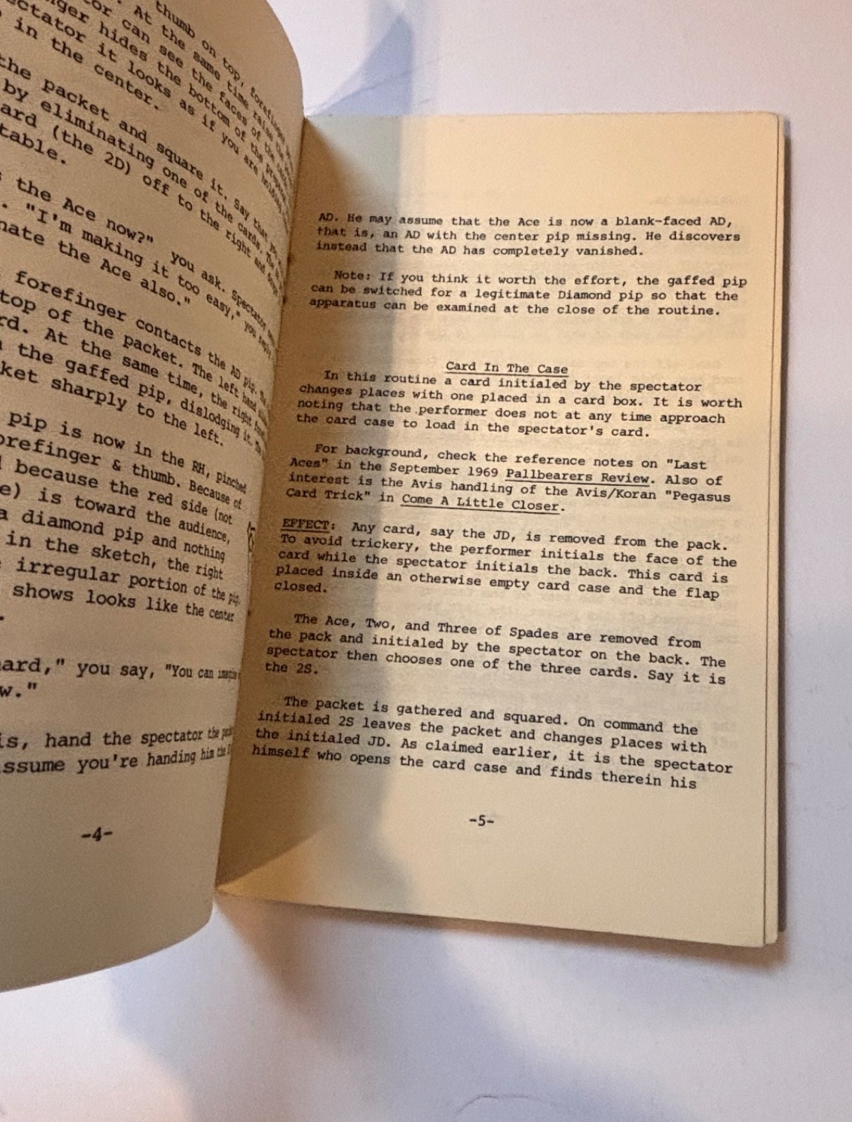 Karl Fulves Teleportation Notes