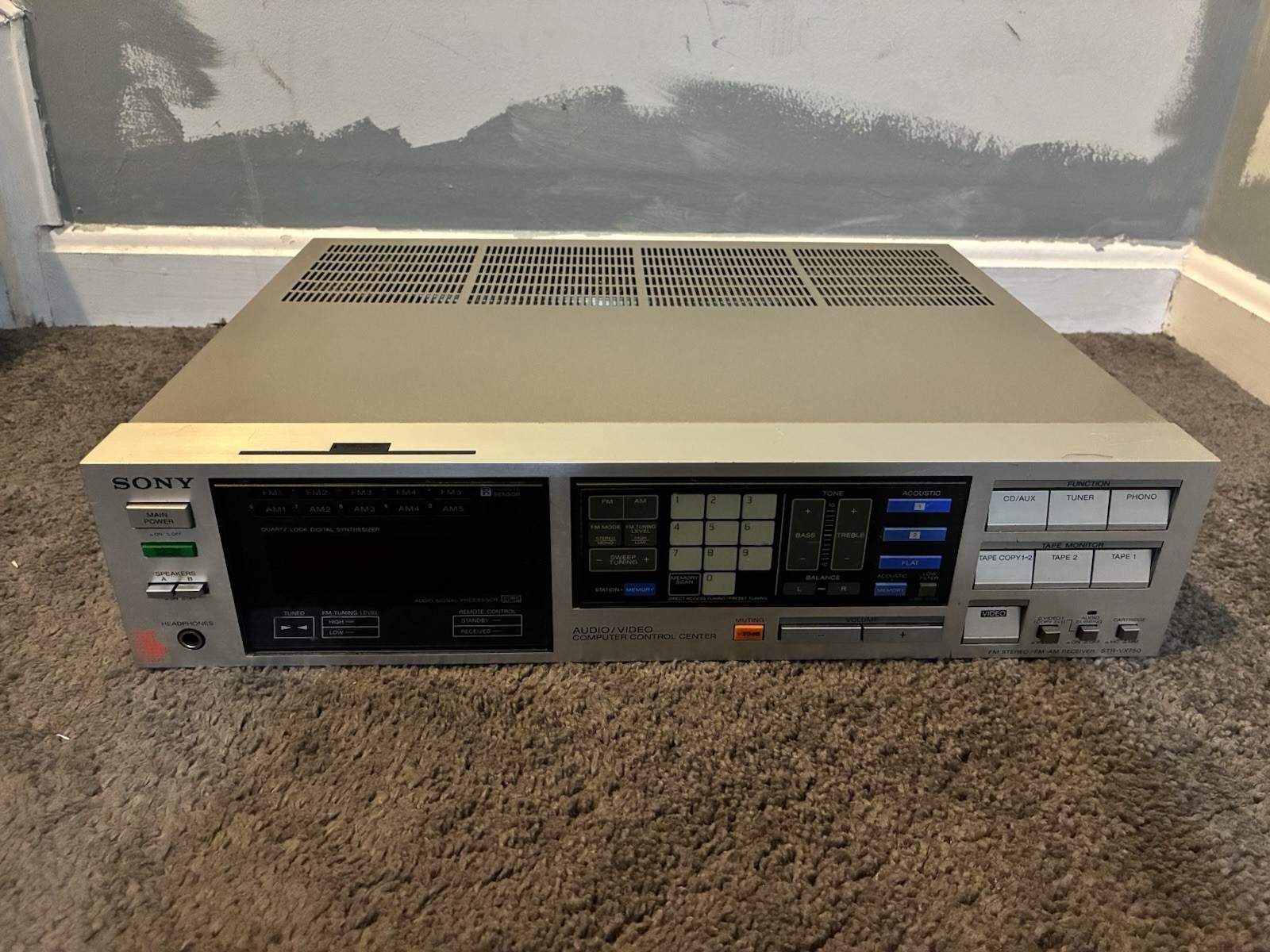 Sony STR-VX750 FM Stereo/FM-AM Receiver AV Computer Control Center Nice