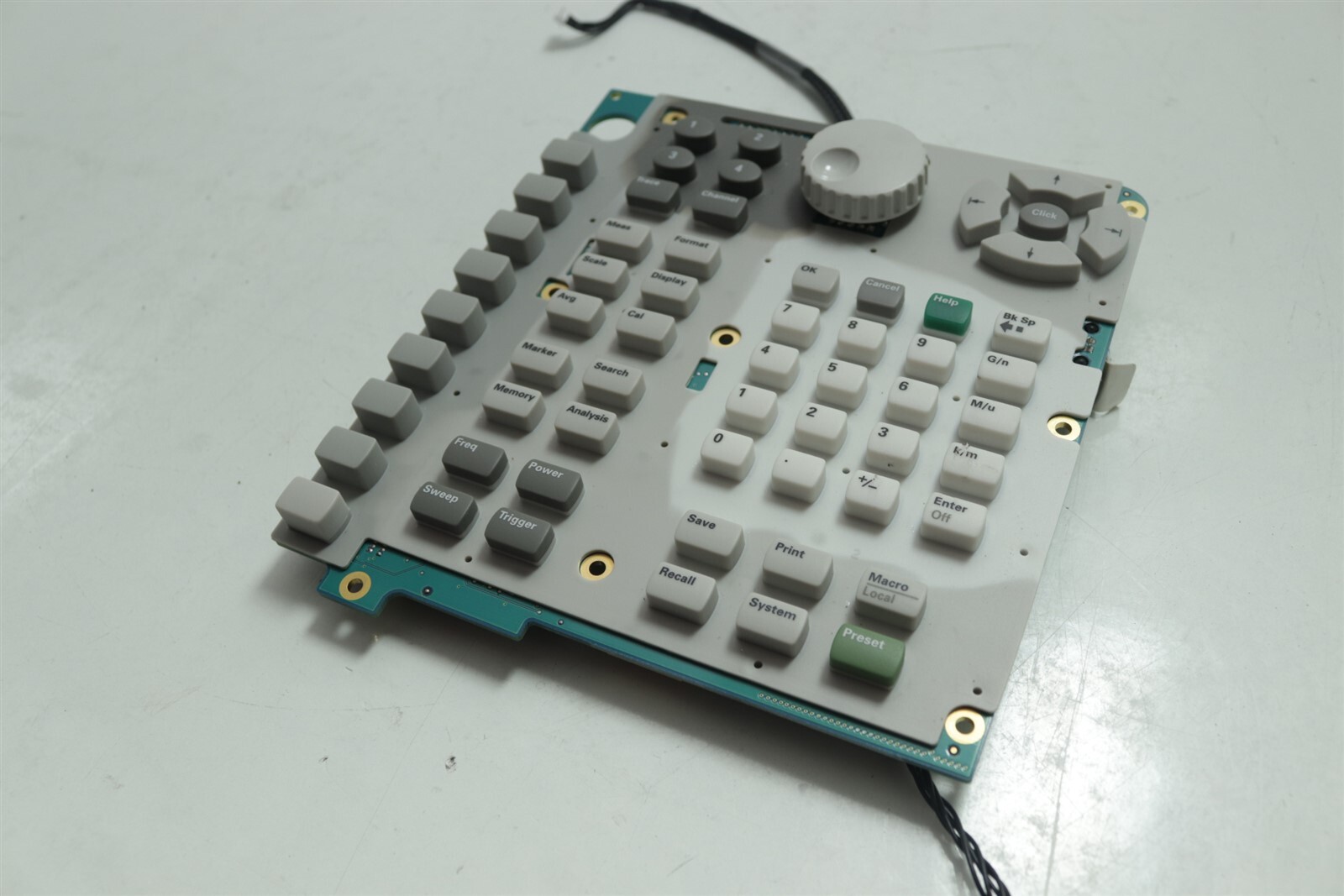 Agilent Network Analyzer Keyboard N5240-20065 Rev: 2