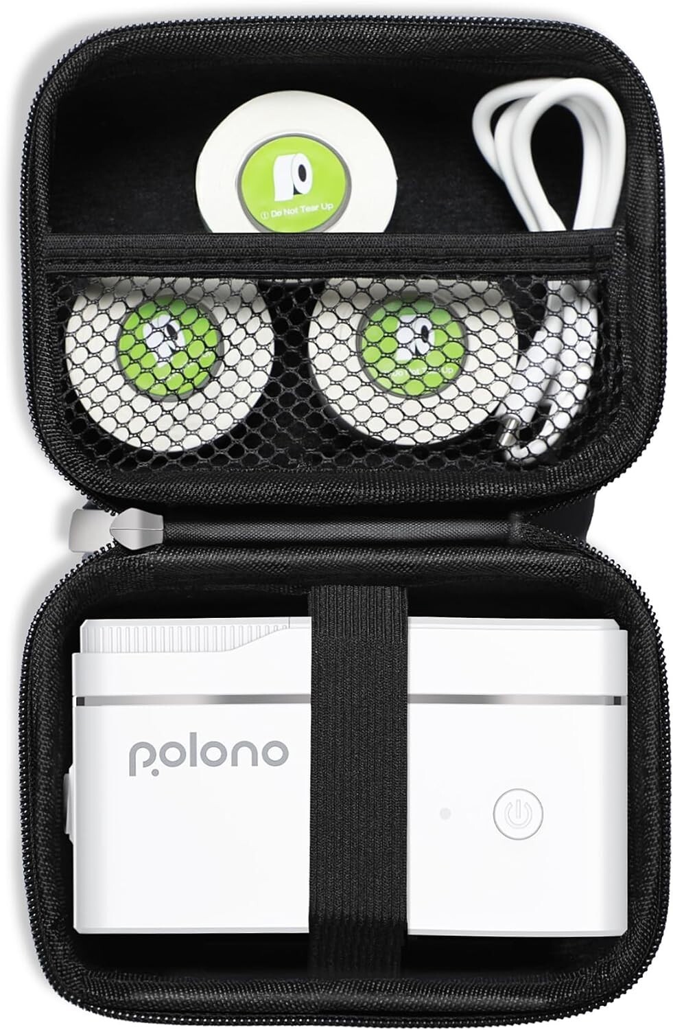 Label Printer Case Compatible with P31S Label Maker, (Case Only), Black
