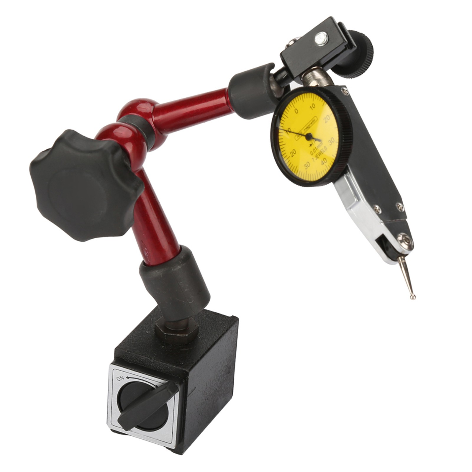 Flexible Magnetic Gauge Stand Base Holder Lever Dial Test Indicator Gauge ♡
