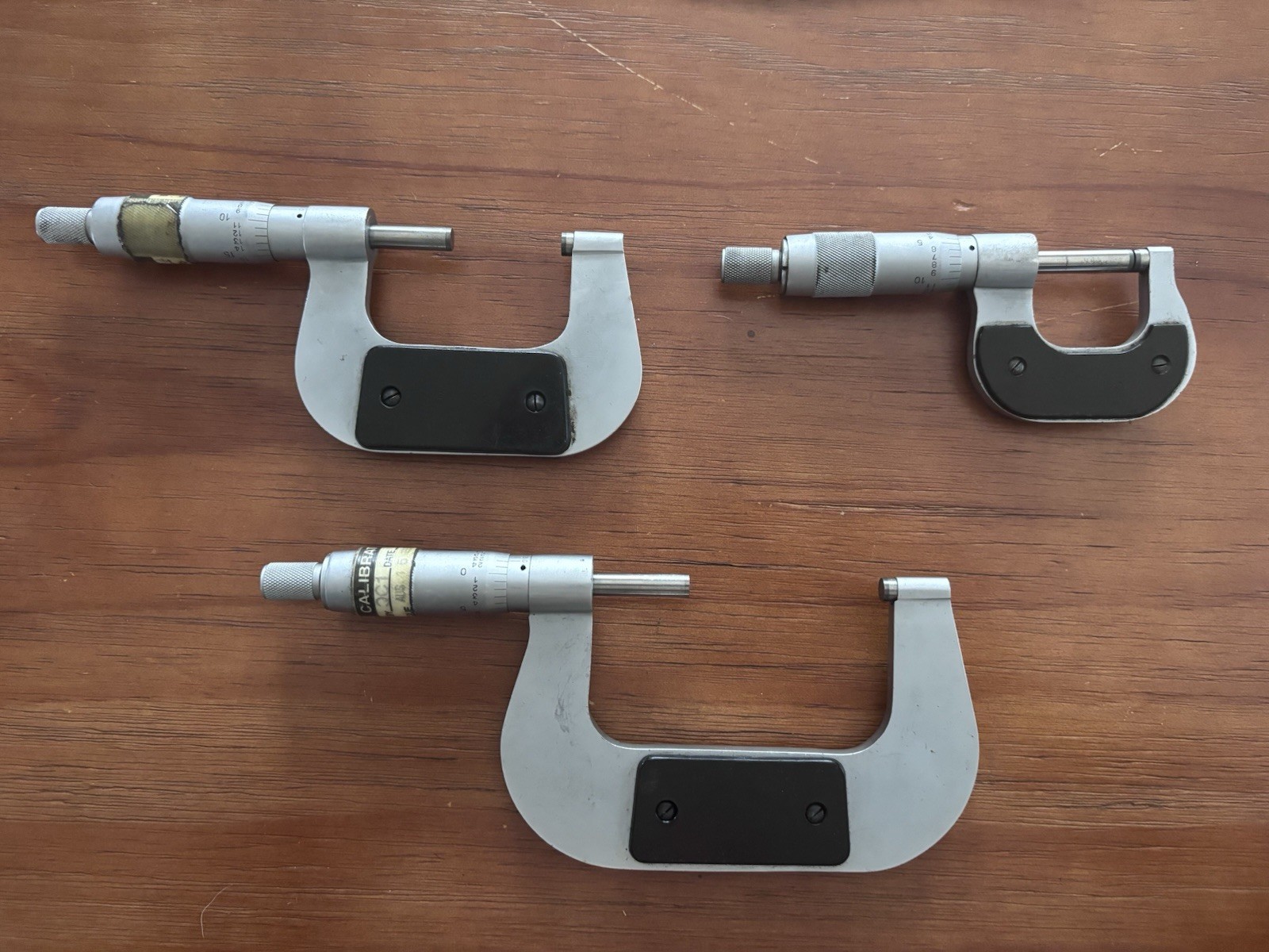 Links Import Value Outside Micrometer 0-1" 1-2” 2-3” Range .0001" Graduation Set