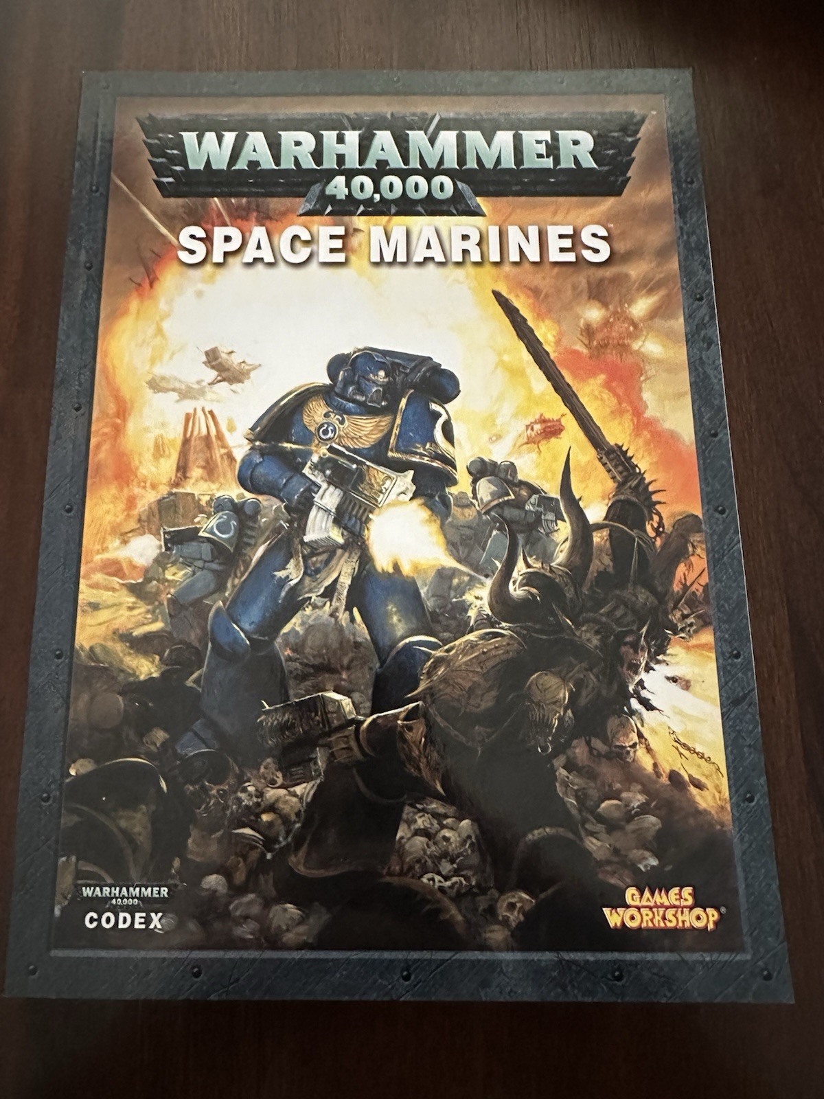 Games Workshop Warhammer 40K Codex Space Marines Army Book English Near Mint