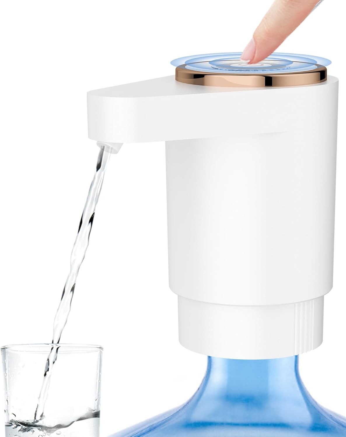 Water Bottle Pump, Portable Electric Water Dispenser Pump for 5 Gallon Bottles -