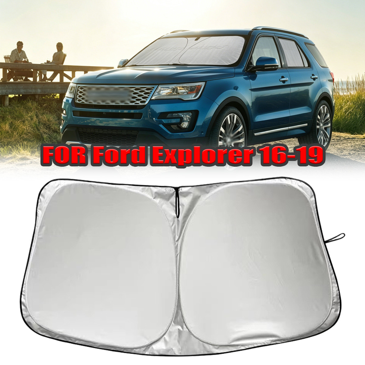1pcs Sun Shade Cover Foldable UV Block FOR Ford Explorer 2018