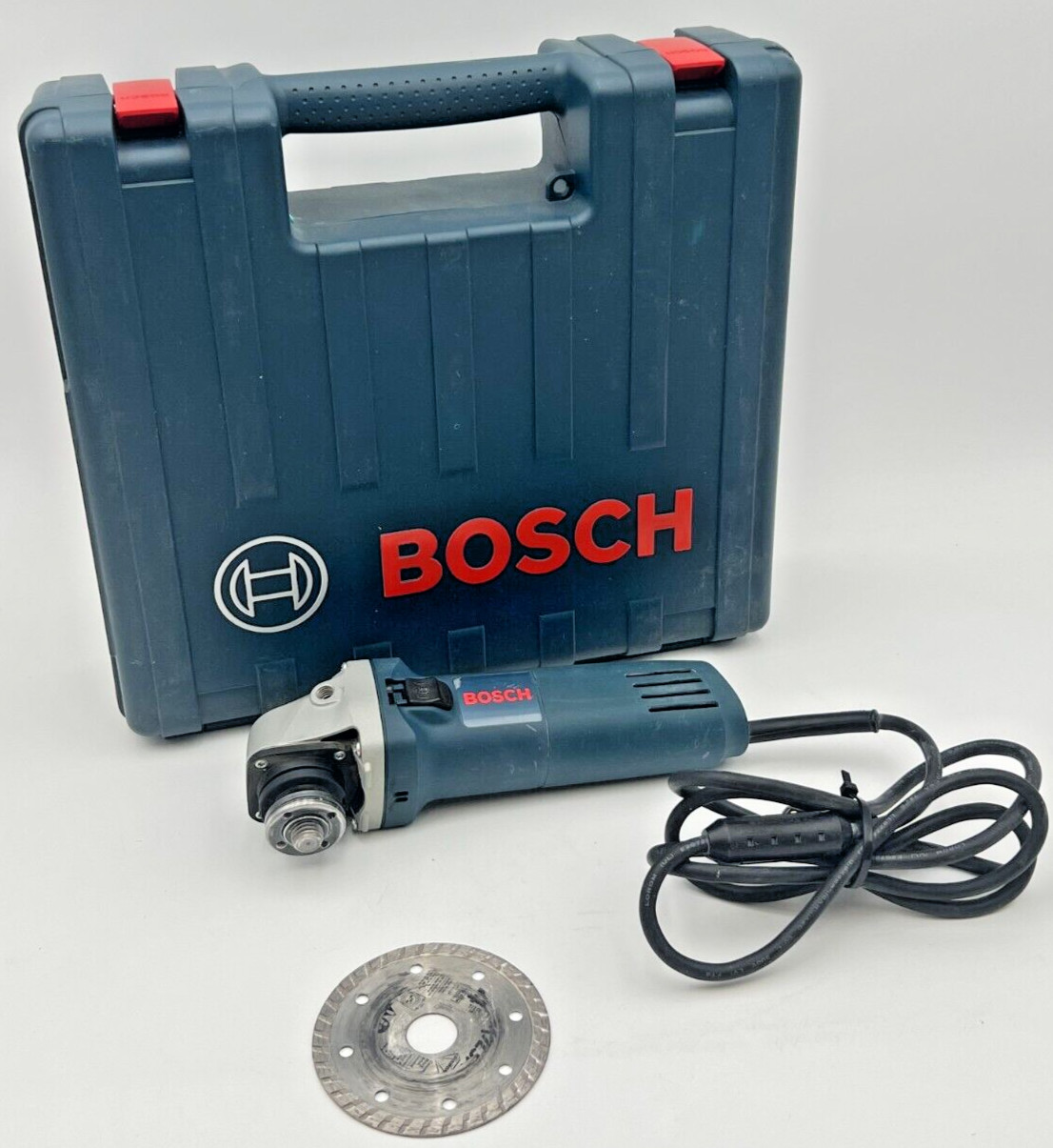 BOSCH 4 1/2" ANGLE DRIVER 6.0 AMP, 1375-01, W/ CASE, NO WRENCH