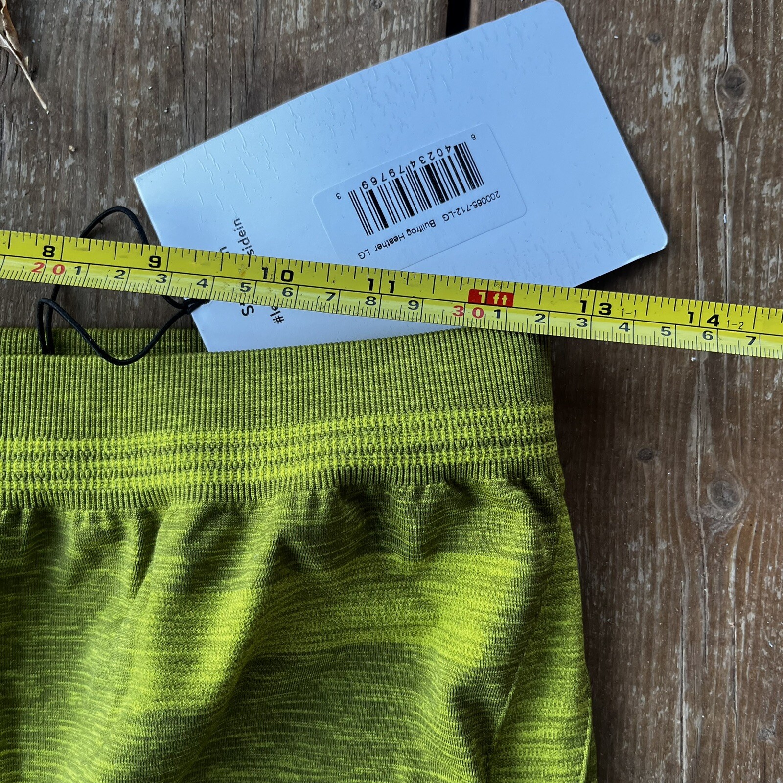 NWT Stio Men's Basis Seamless Tech Tight GREEN Size L
