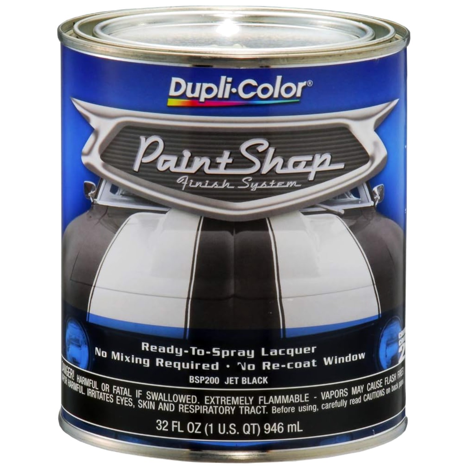 Jet Black Car Paint - High-Gloss Finish System\