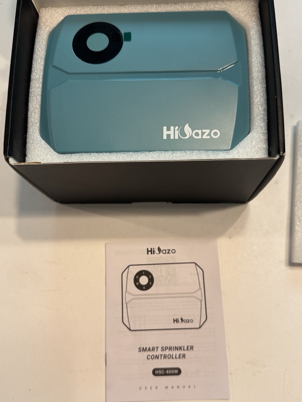 HiOazo WiFi Smart Sprinkler Controller 4 Zone Irrigation Timer App Enabled