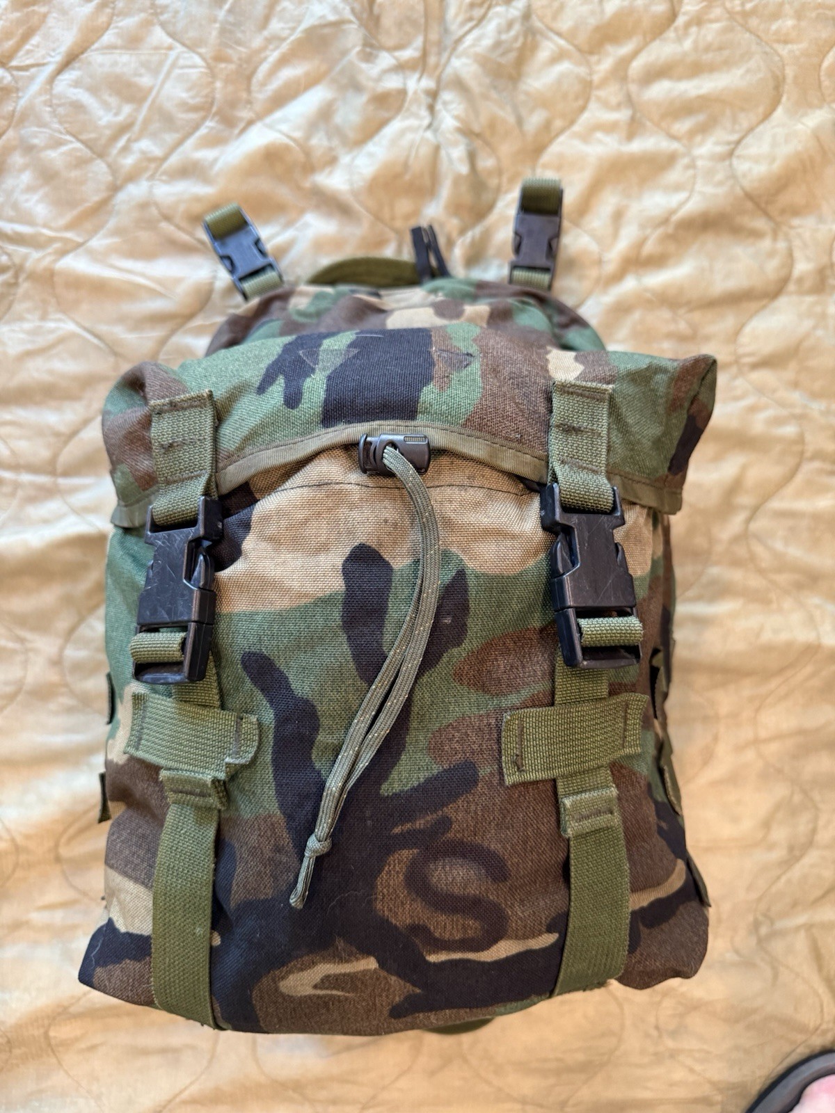 MOLLE II Patrol Pack Woodland Camo SDS Assault Backpack US Military