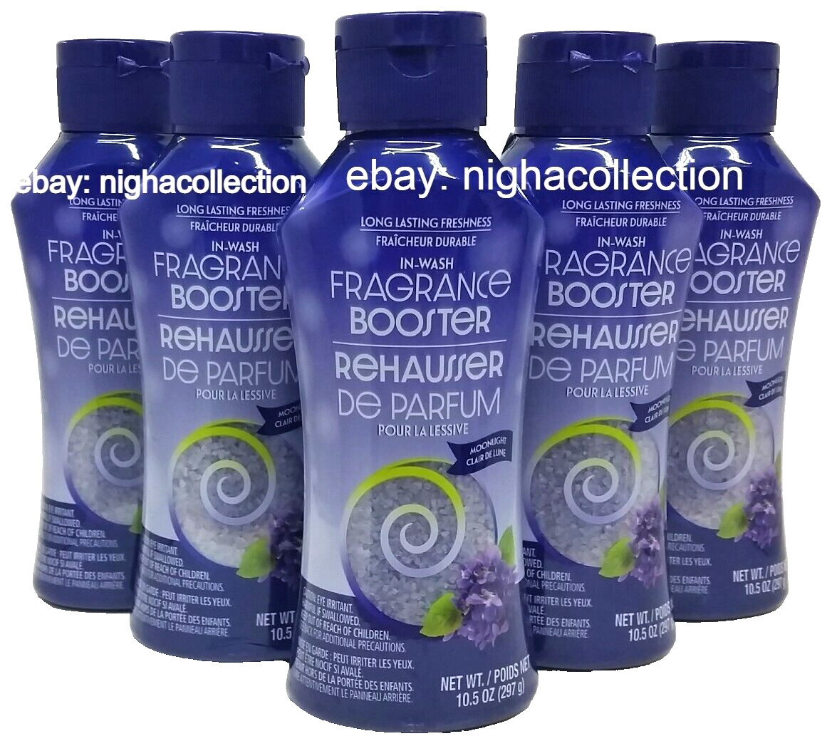 ( LOT 5 ) In-Wash Fragrance Booster Rehausseur, MOONLIGHT Scent New 10.5 oz Ea