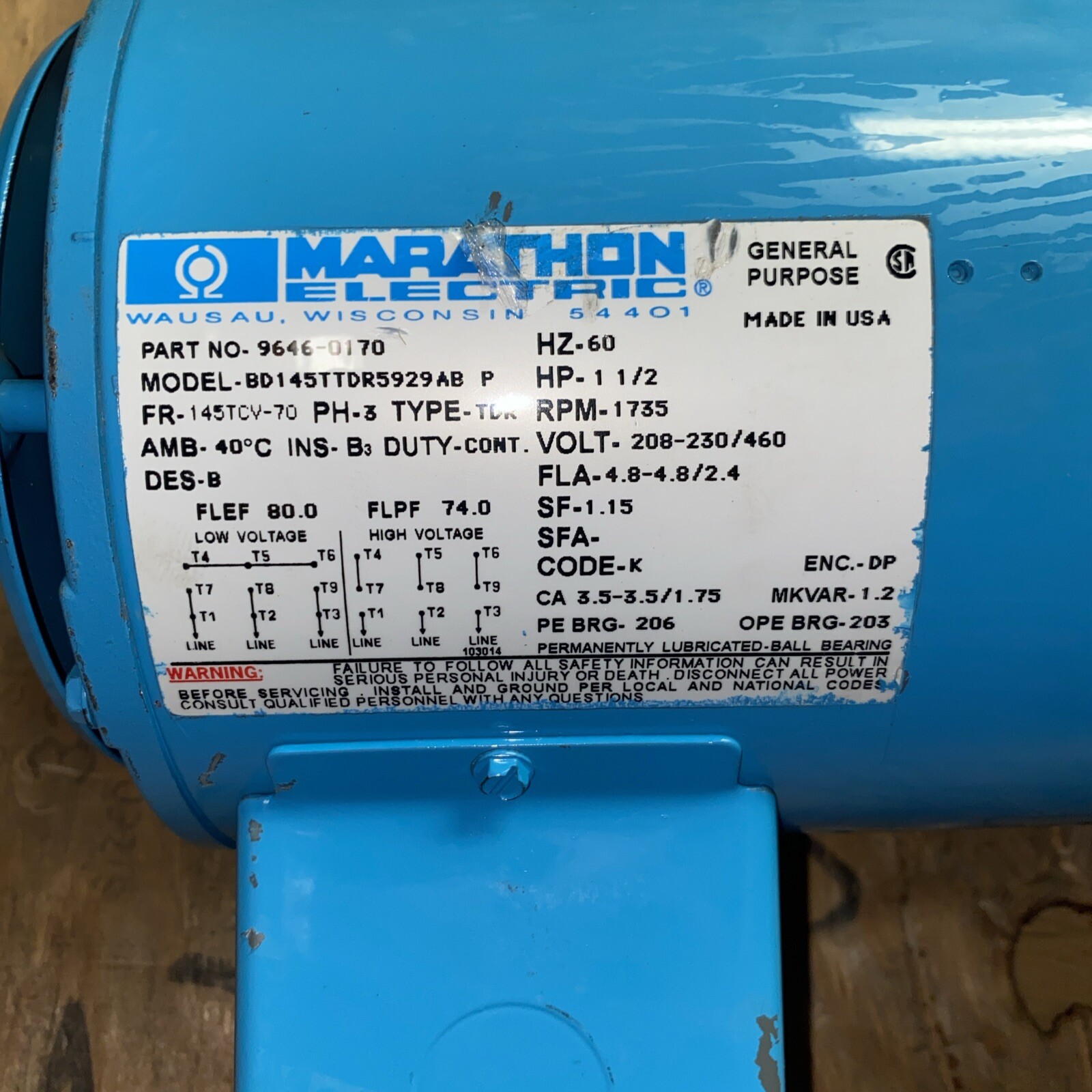 New Thrush Pump Mod. 6TV-10T