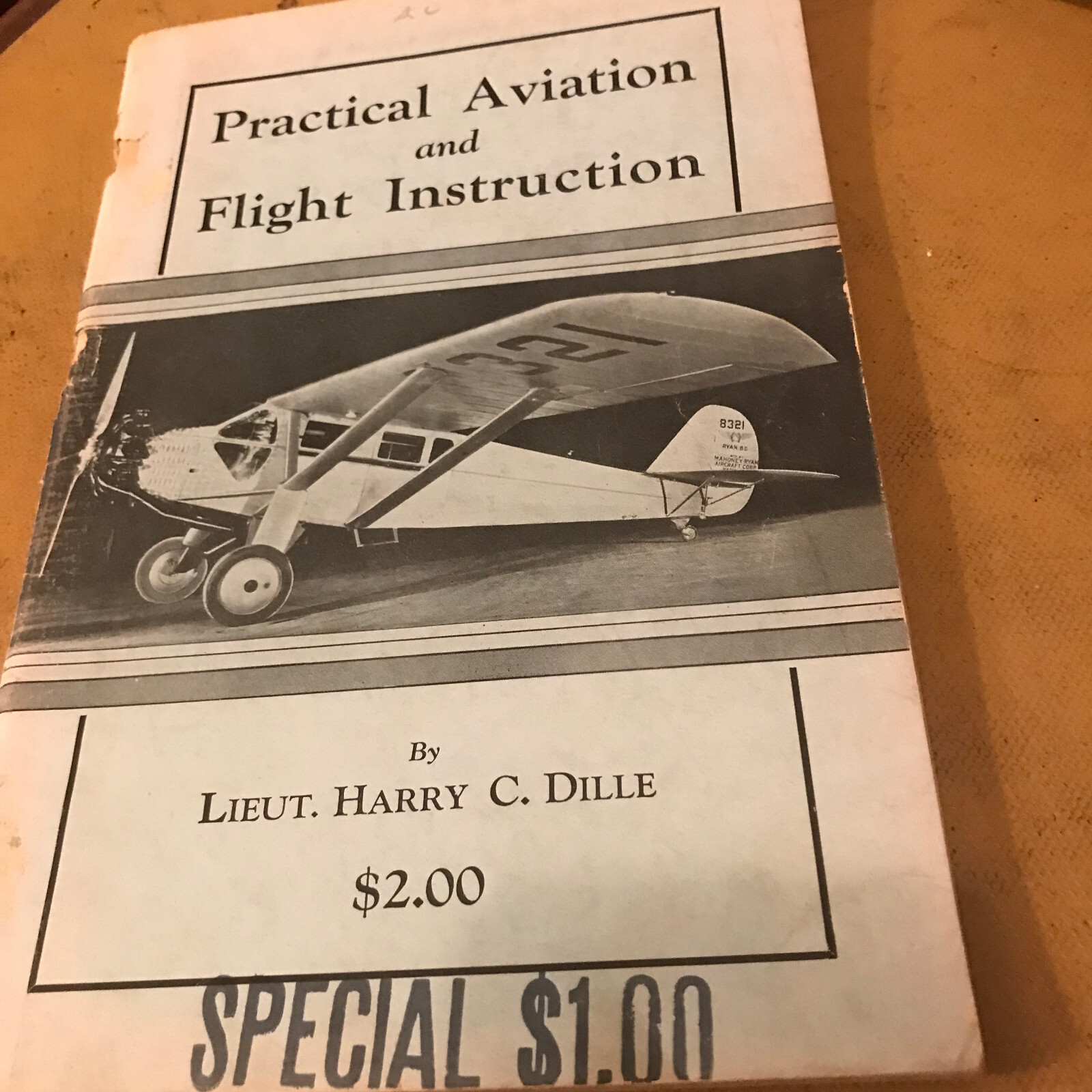 Original 1927 "Practical Aviation & Flight Instruction" by Harry Dille