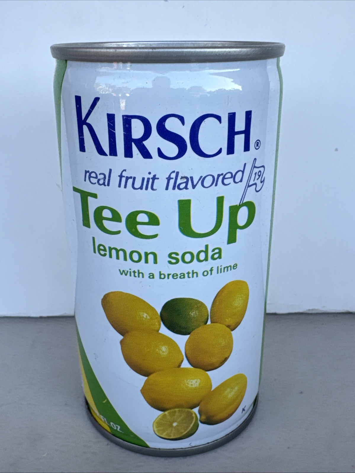 Vintage Soda Can Kirsch Tee Up Lemon Lime Golf College Point NY