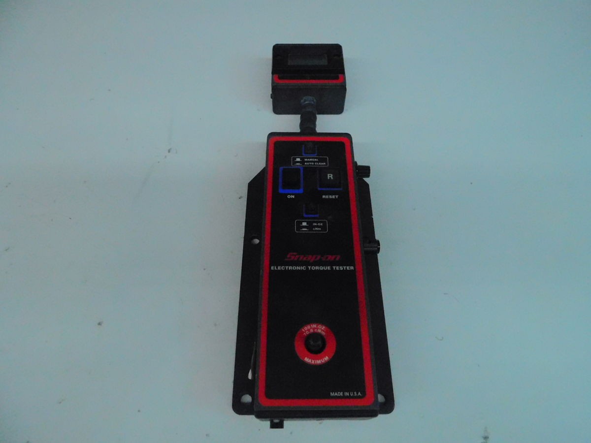 SNAP-ON QC1ETT10 ELECTRONIC TORQUE TESTER 10-100 IN-OZ. M7663
