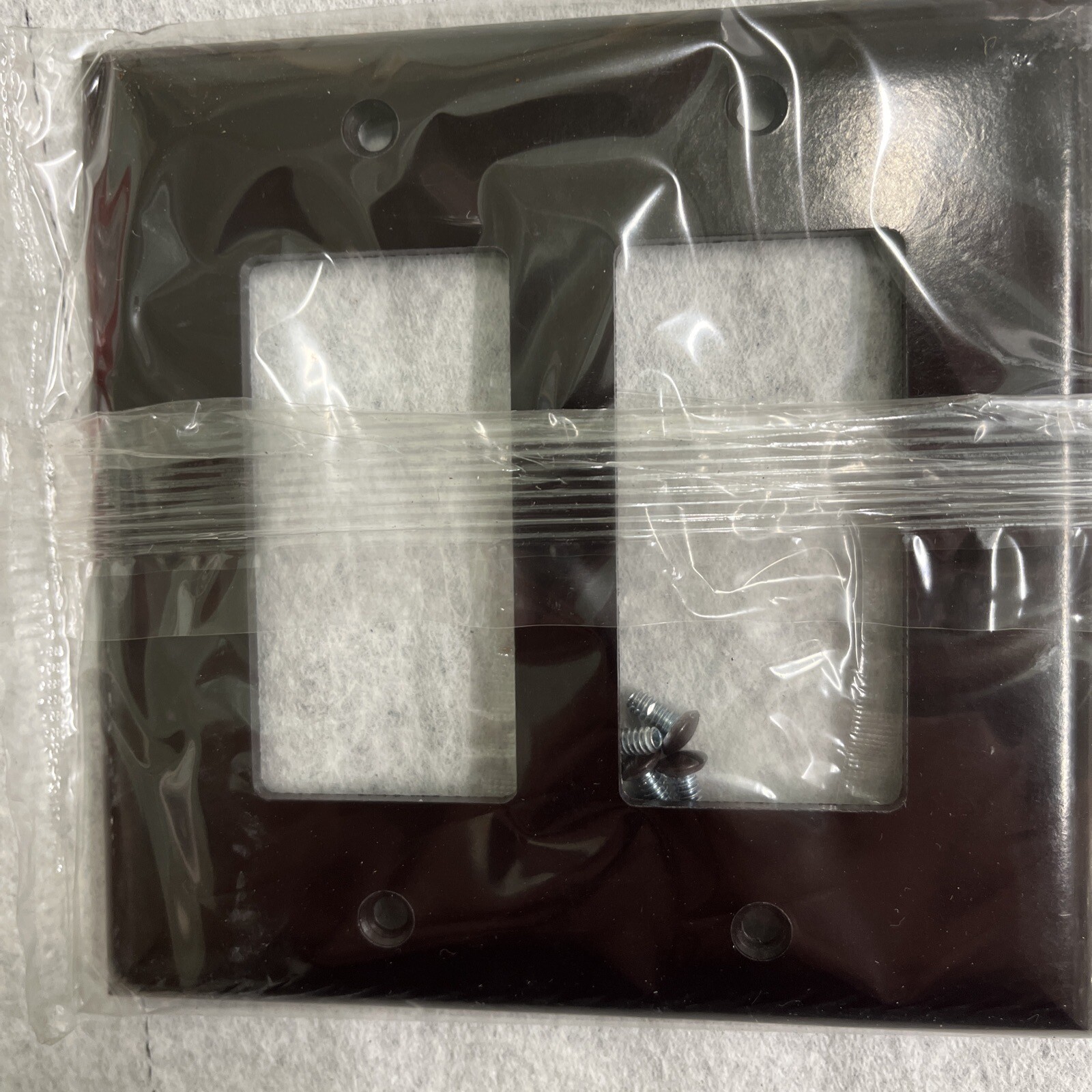 NEW Pass & Seymour Legrand SPJ262 Brown Plastic Wall Plate 2 Gang  20 Pack