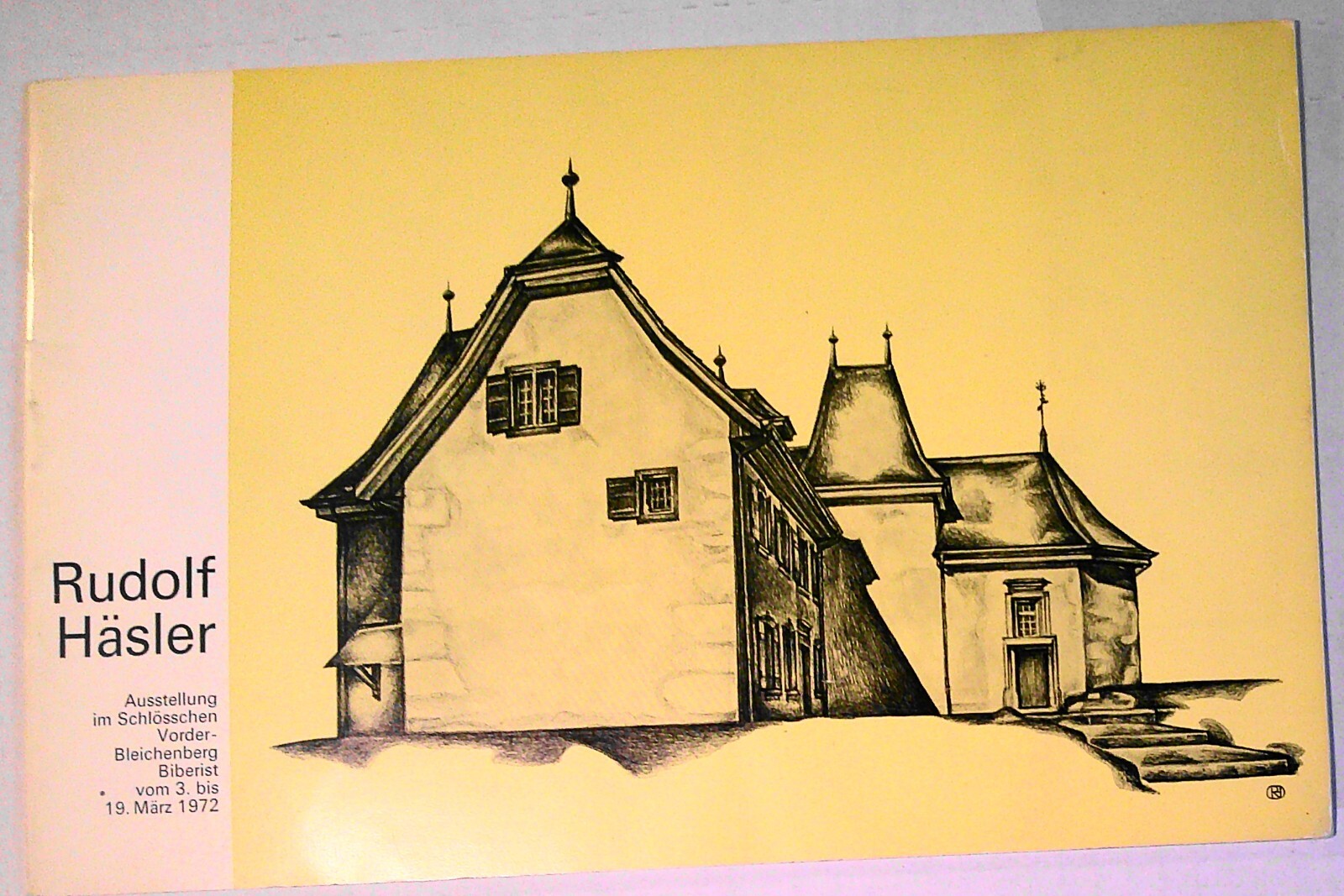 Rudolf Hasler Malerei, Graphik, Zeichungen - [SIGNED] 1972 Exhibition Catalog