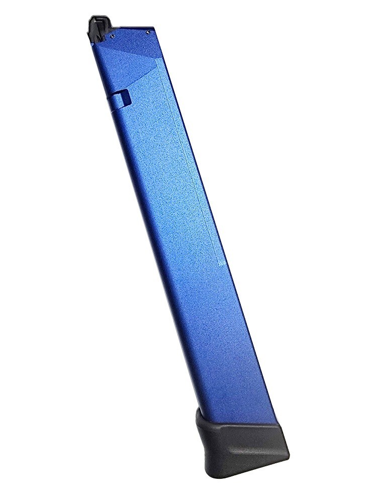 TTI Airsoft 50Rounds Full CNC Light Weight Aluminum Airsoft Glock Magazine Blue