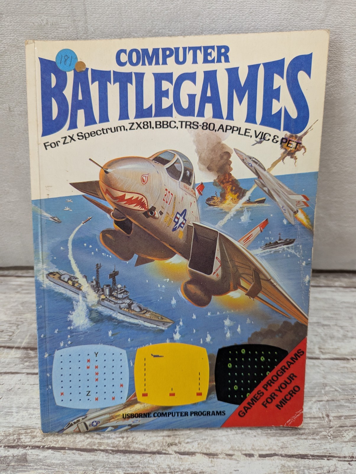 COMPUTER BATTLEGAMES 1982 HB  Vintage Computer Games Book