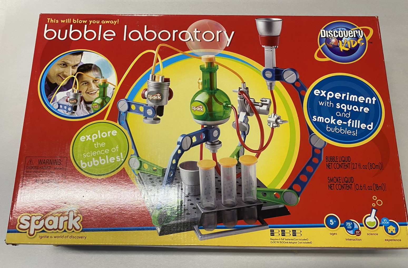 DISCOVERY Kids Bubble Labratory New In Box Kids STEM Learning Kit 2008