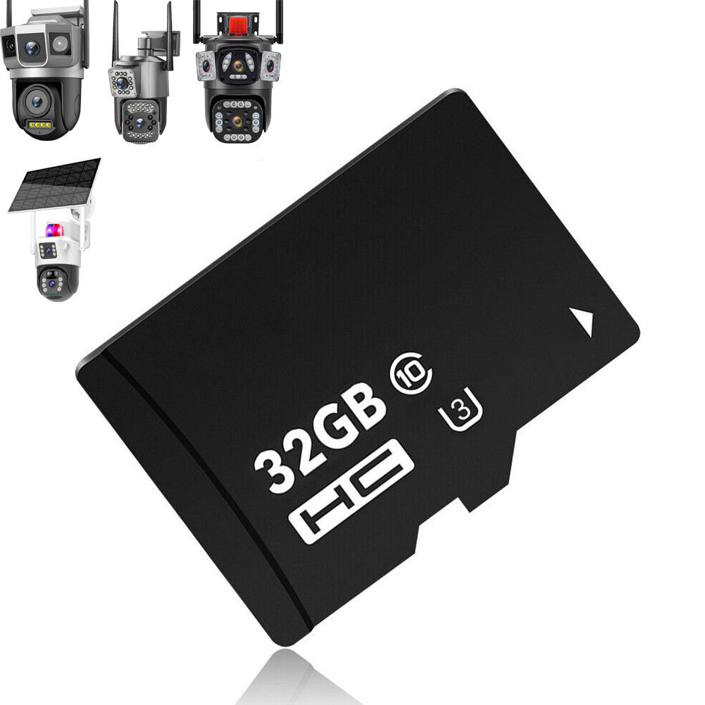 32GB Micro Memory Card Up to 100MB/s Read Speed for Security Camera Dashcam