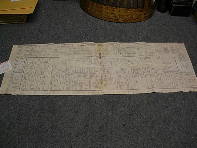 1955 Bally PARADE Bingo Service Schematic - large size