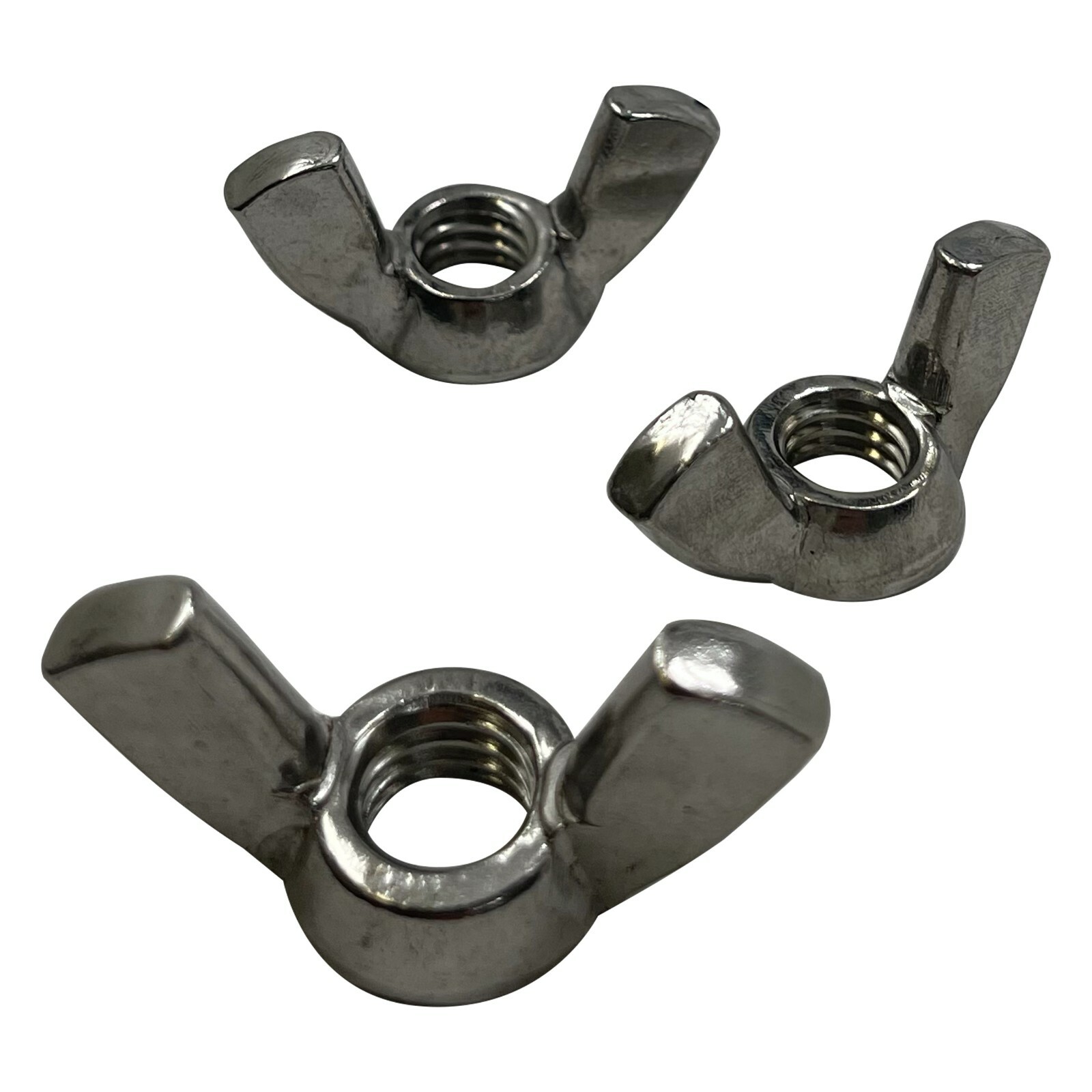 Deka 03357 Stainless Steel Battery Wing Nuts Stud Terminals (1) 3/8" & (2) 5/16"