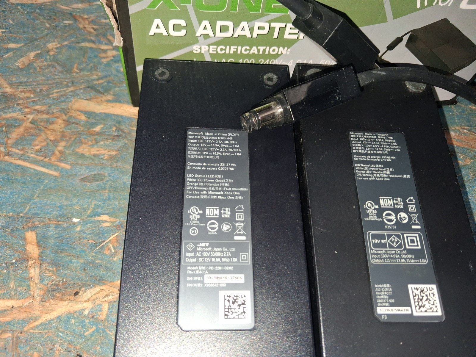 Microsoft Xbox One 1540 EXACT ORIGINAL POWER BRICKS x2 & 1-OTHER-GOOD-TESTED-SEE