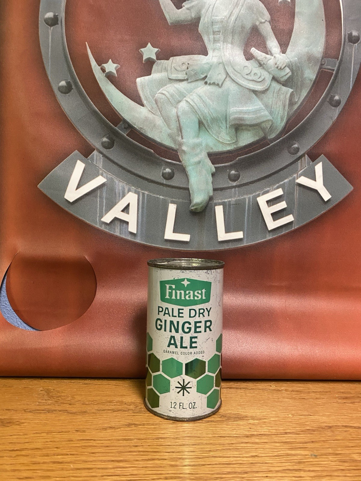 Finast Pale Dry Ginger Ale Flat Top Soda Can Old Vintage