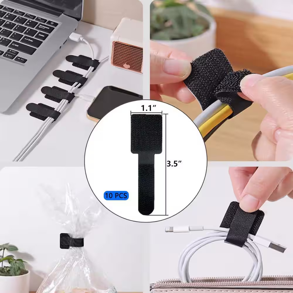 Cable Management Kit 327 PCS with Cable Sleeves, Clips, Holders, Organizer Strap