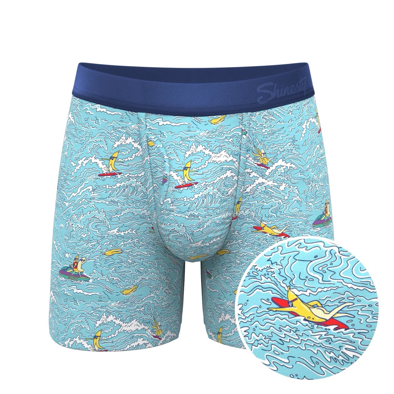 Shinesty Ball Hammock Mens Pouch Underwear Stay Weird The Surfin' Turf Sz S