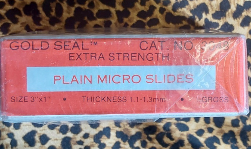 Clay Adams NO. 3048 Microscope Slides Sealed